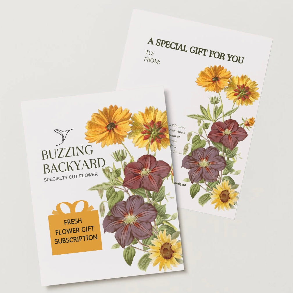 Flower Subscription Card