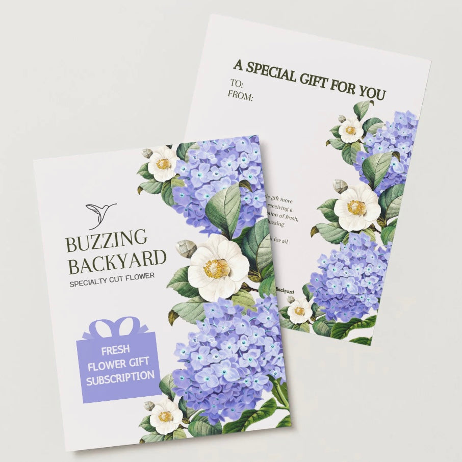 Flower Subscription Card